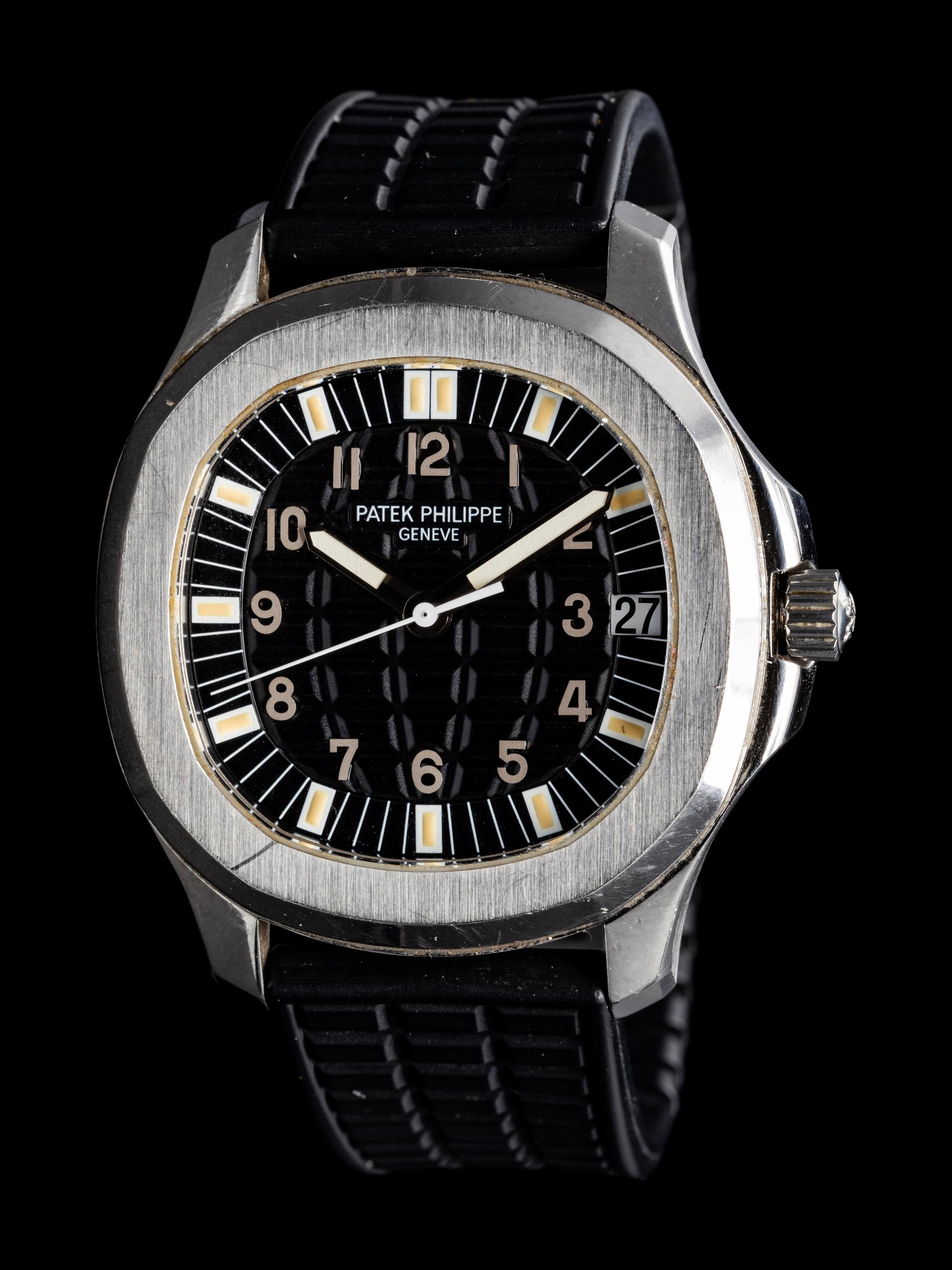 PATEK PHILIPPE, REF. 5065 STAINLESS STEEL JUMBO 'AQUANAUT' WATCH