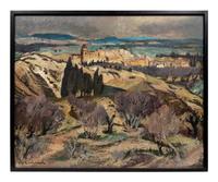 Untitled (Landscape with Building)