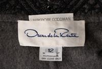 Oscar de la Renta Embroidered Cashmere Top Coat