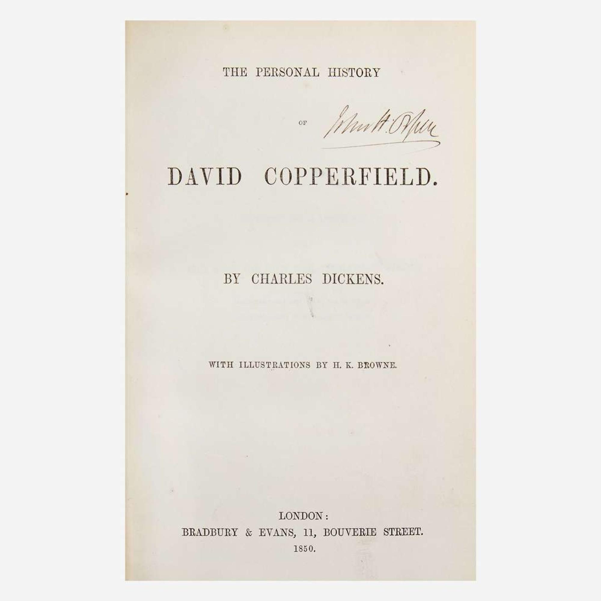 [Literature] Dickens, Charles The Personal History of David Copperfield