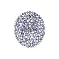 TANZANITE AND DIAMOND RING