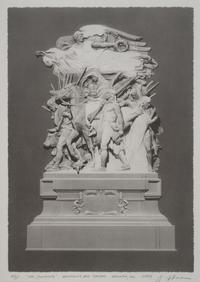 Jack Nixon (American, b. 1956) Four lithographs depicting Michigan Avenue Bridge Statuary