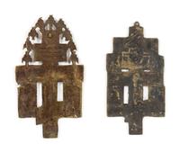 Five Russian Cast Bronze Icons