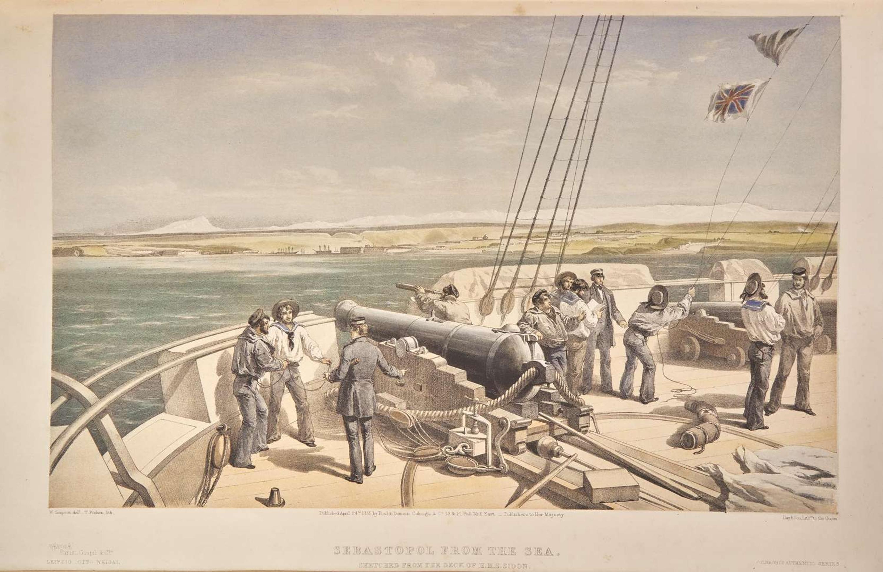 [Color-Plate Books] Simpson, William: The Seat of War in the East