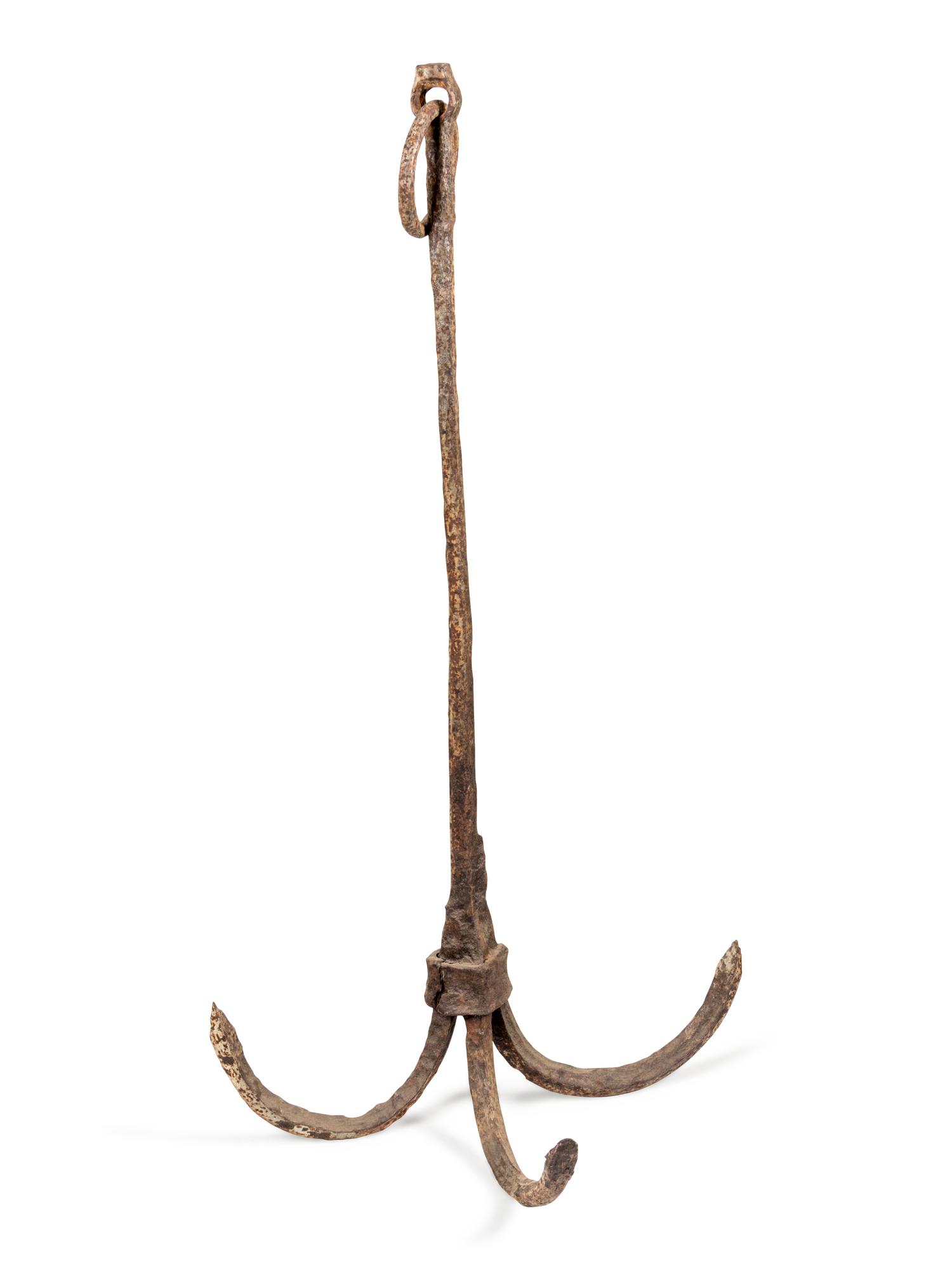 An Iron Boat Anchor