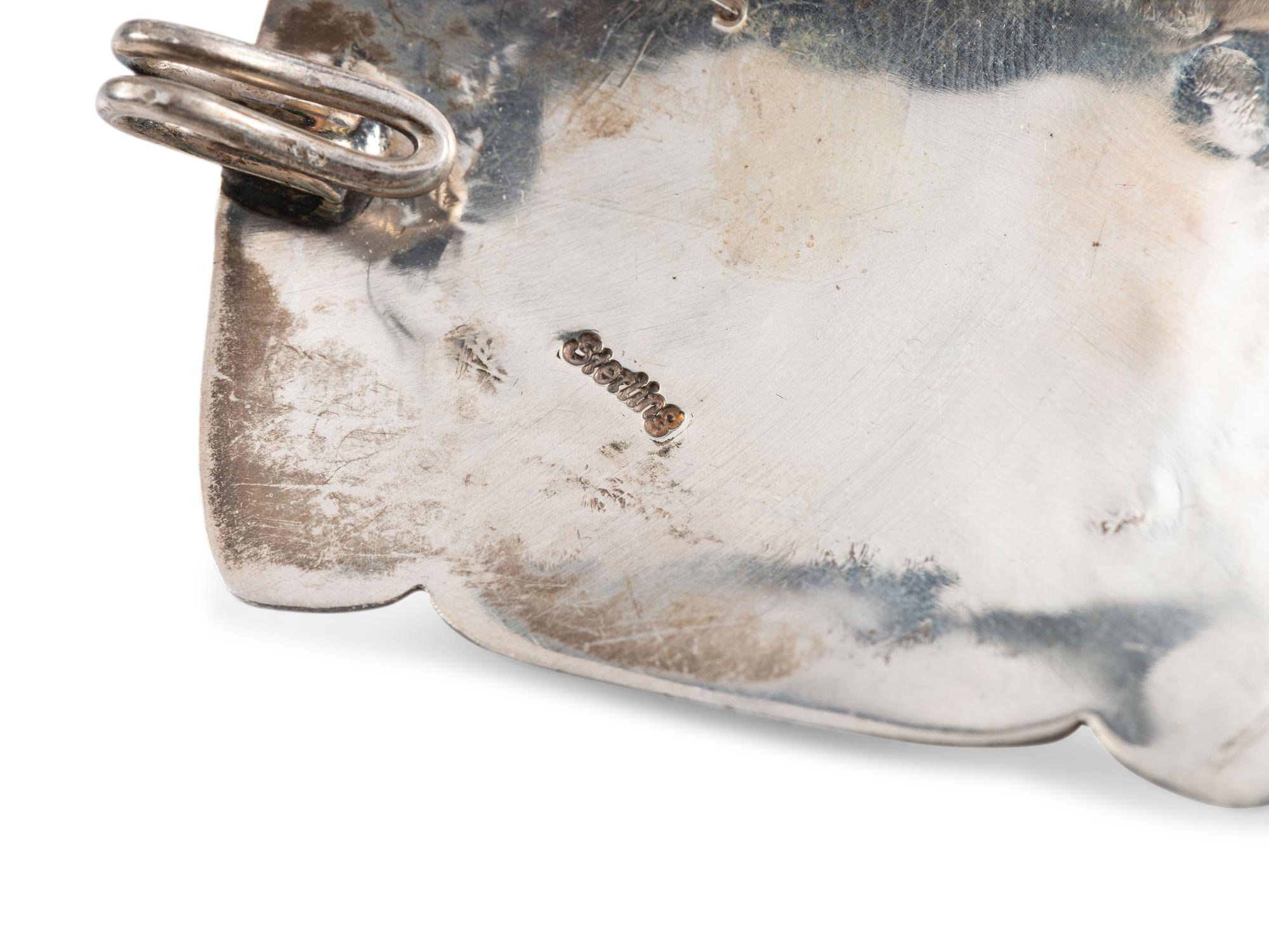 Pair of Navajo Sterling Silver Link Concha Belts