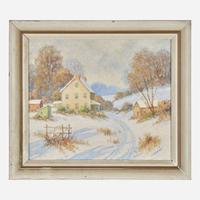 Albert Van Nesse Greene (American, 1887-1971) Winter Landscape