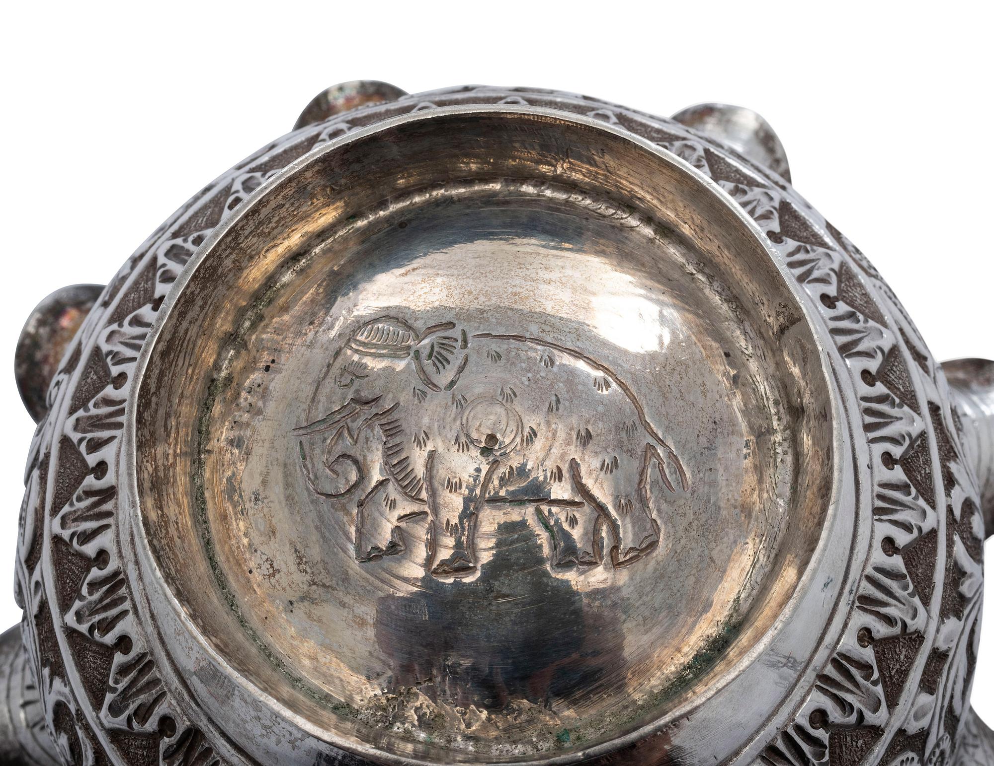A Chinese Export Silver Cann and Four Indo-Persian Vessels