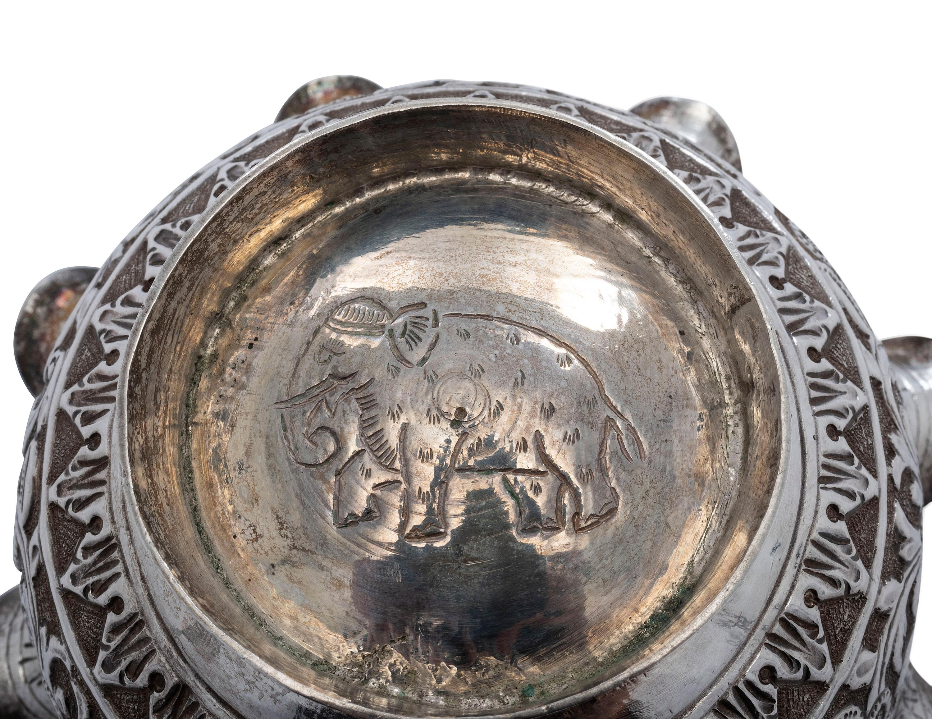 A Chinese Export Silver Cann and Four Indo-Persian Vessels
