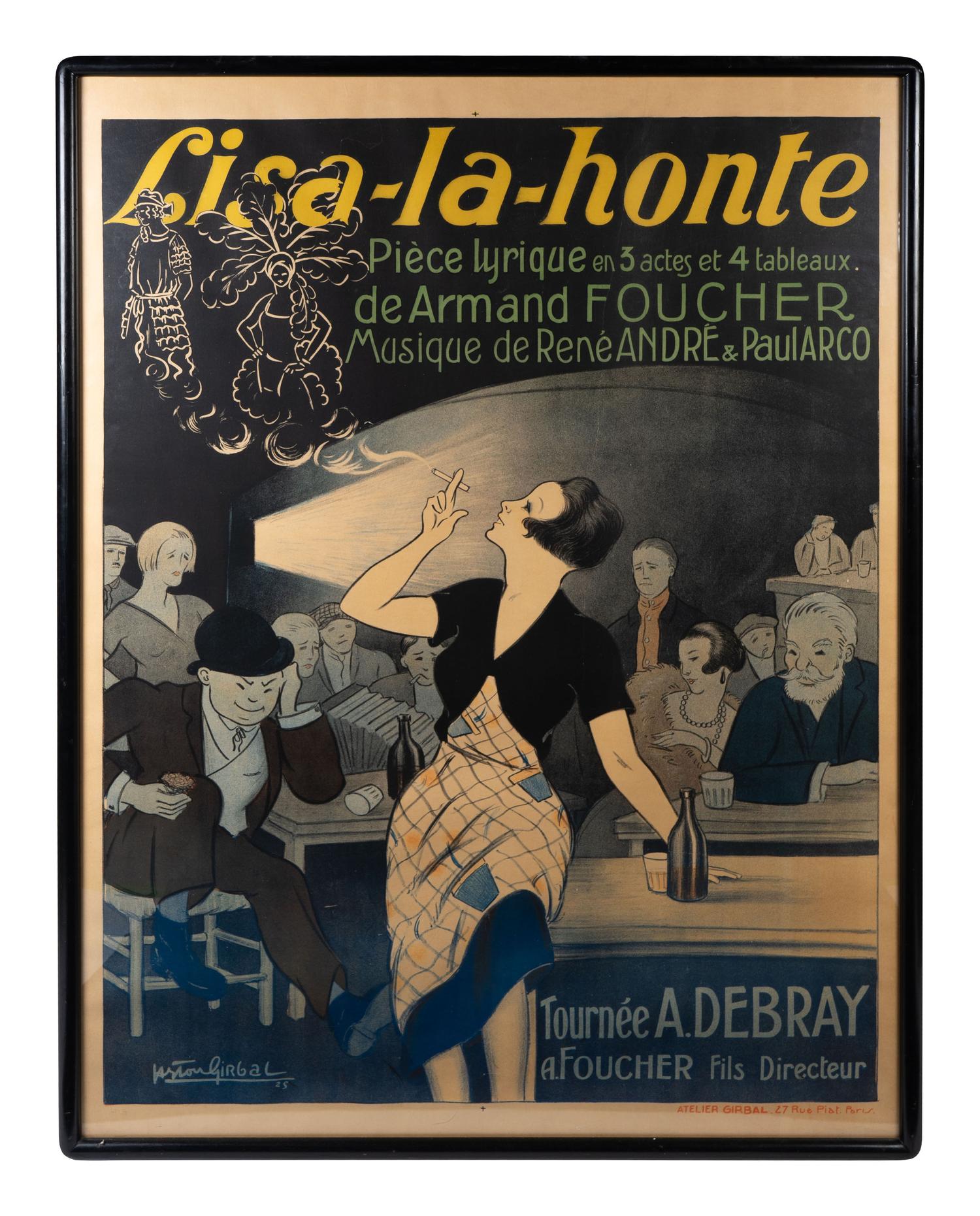 Lisa-la-honte, 1925