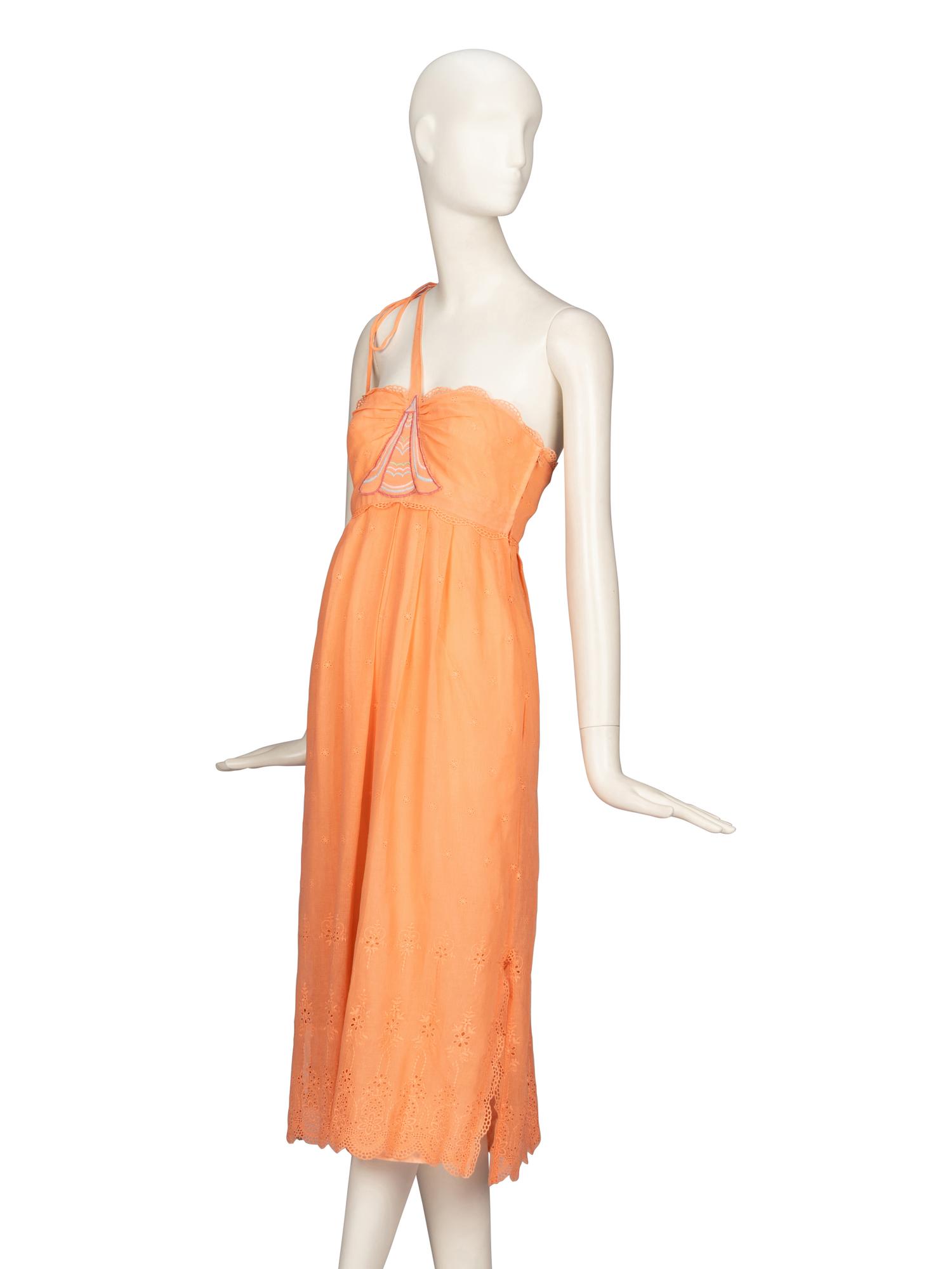 Bill Gibb, Embroidered Day Dress, 1970s