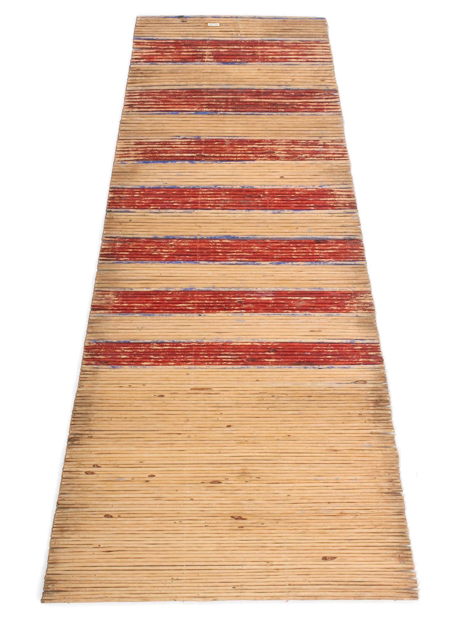 A Cheyenne Backrest Length of larger piece 57 1/4 inches.