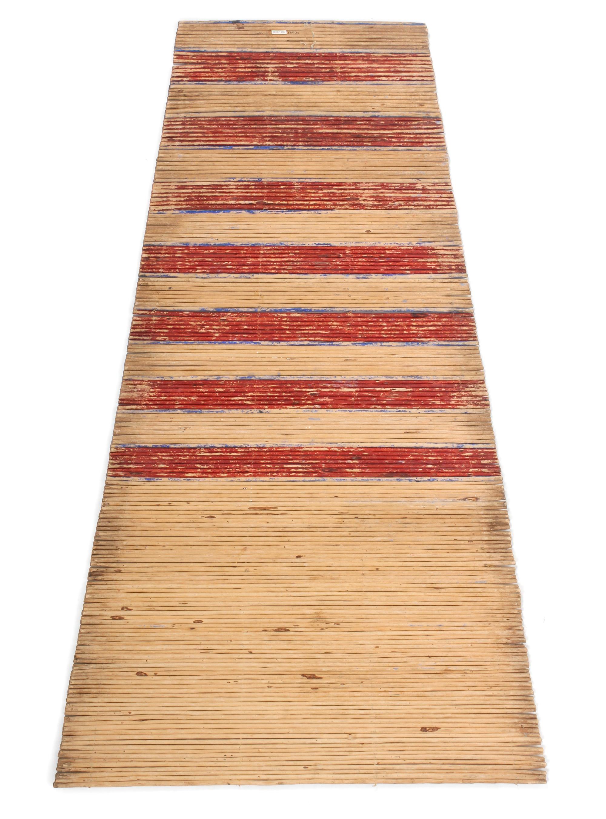 A Cheyenne Backrest Length of larger piece 57 1/4 inches.