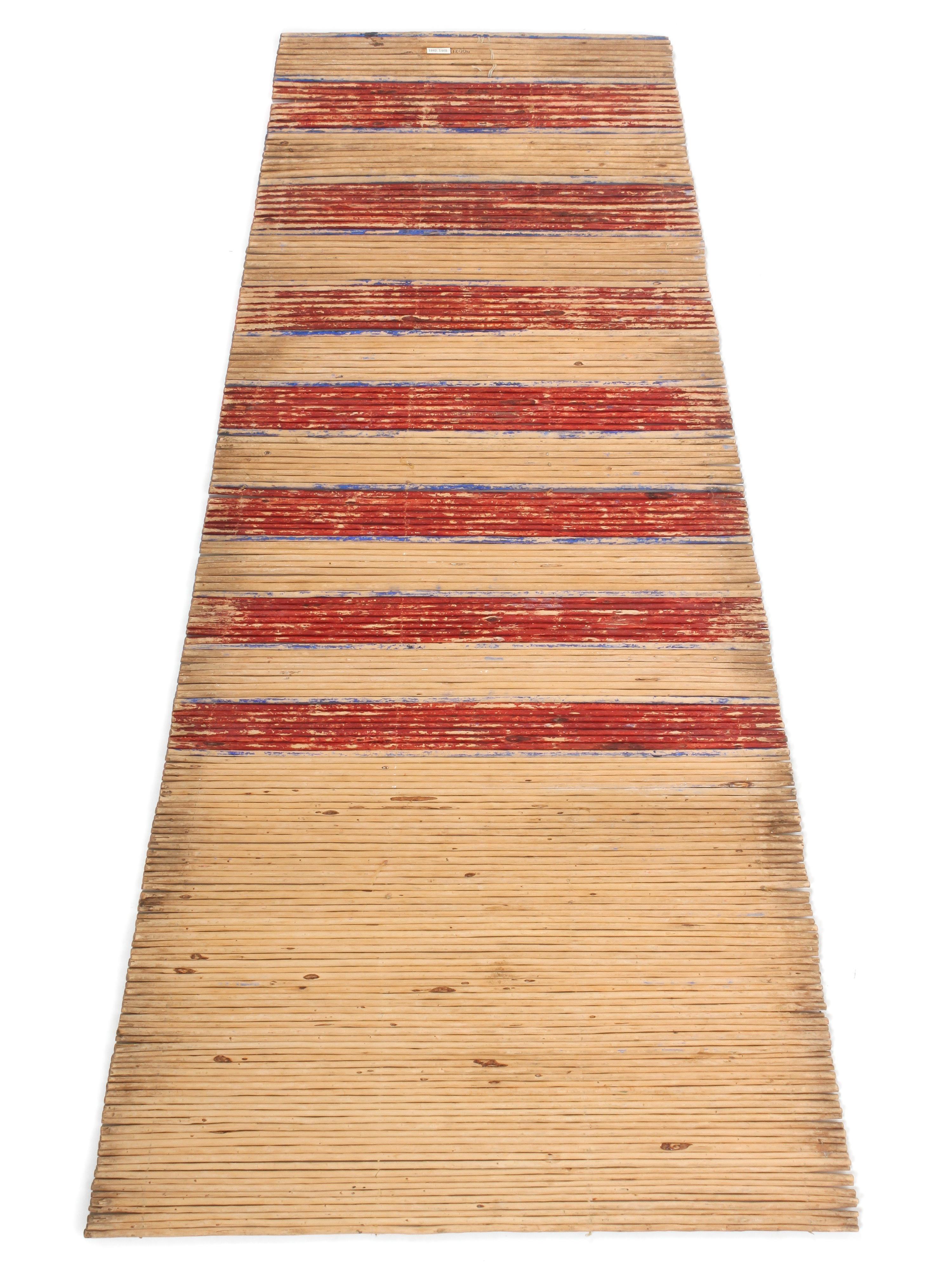 A Cheyenne Backrest Length of larger piece 57 1/4 inches.