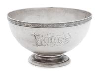 A Tiffany and Co. Silver Bowl Presented to Pierre Lorillard