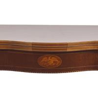 A Federal Style Eagle-Inlaid Mahogany Game Table