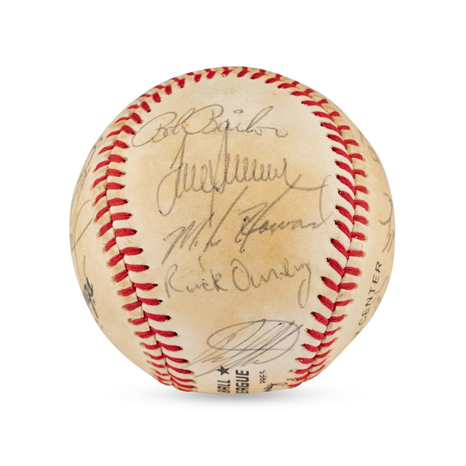 A 1983 New York Mets Team Signed Autograph Baseball