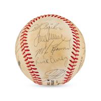A 1983 New York Mets Team Signed Autograph Baseball