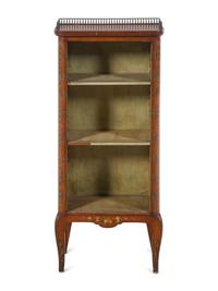 An Edwardian Painted Satinwood Bookcase