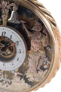 A Swiss Gold Mechanical Pocket Watch