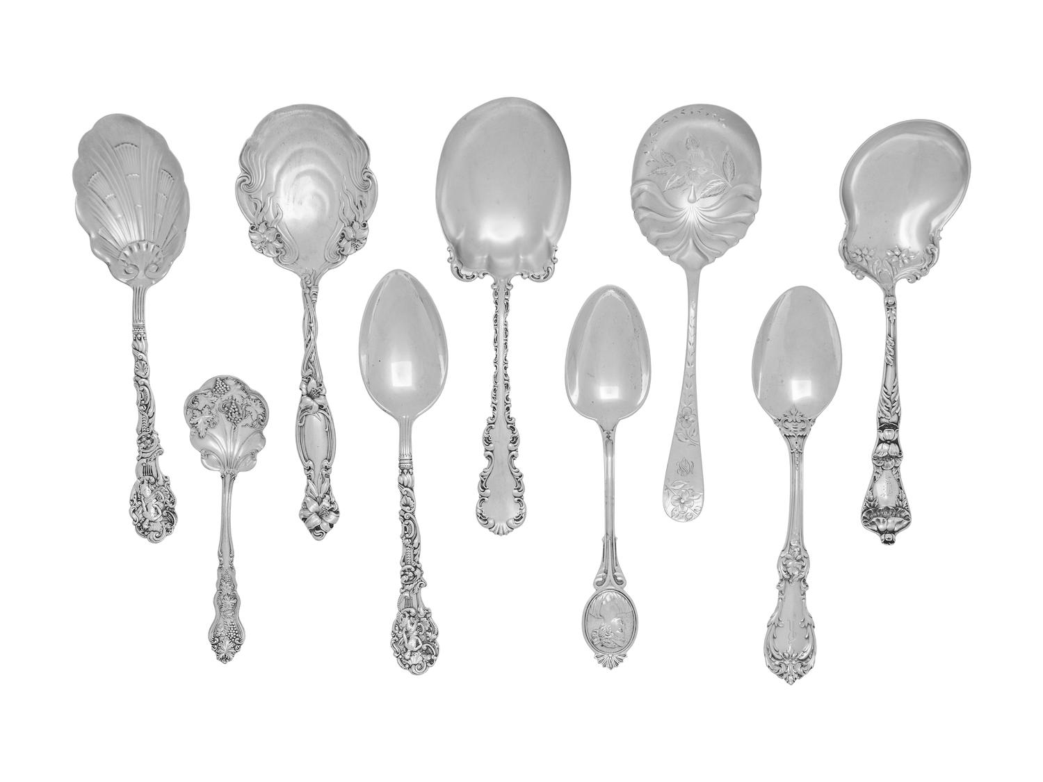 A Collection of American Silver Serving Articles