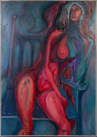 Jim Pink, (20th Century), Portrait of a Woman, 1967