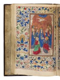 MASTER OF THE VRAI CHRONICQUE D’ÉSCOCE [MARIE VRELANT?] (active Bruges, c. 1464-1484) Book of Hours, in Latin, illuminated manuscript on parchment [Southern Netherlands, Bruges, c. 1467]