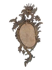 A Louis XV Style Gilt Bronze Mirror