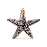 DIAMOND AND PINK SAPPHIRE STARFISH PENDANT