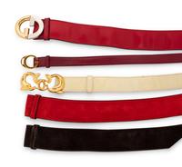 Three Gucci Belts With Two Extra Bands, c.1970s