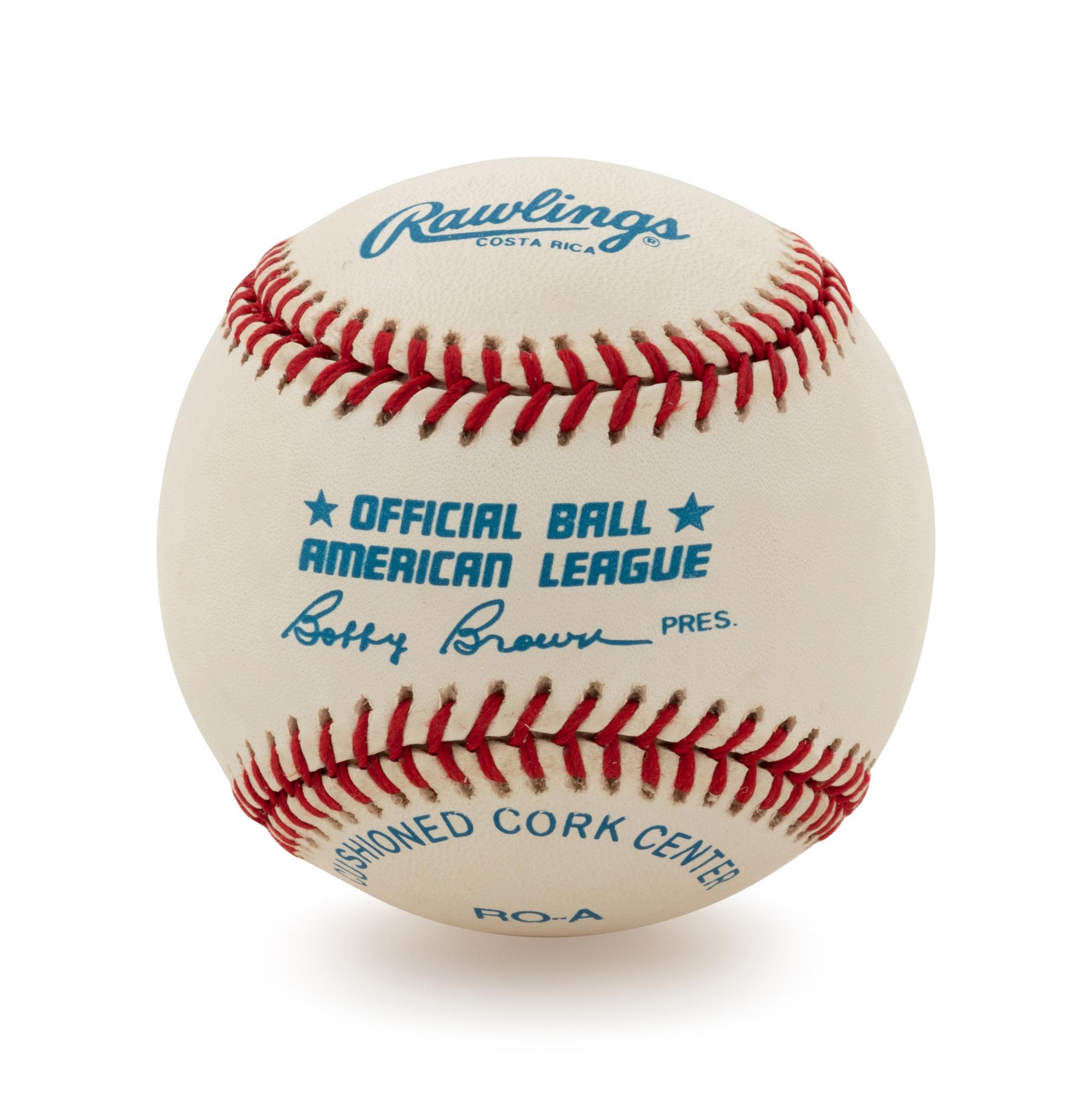 A Mickey Mantle Single Signed Baseball