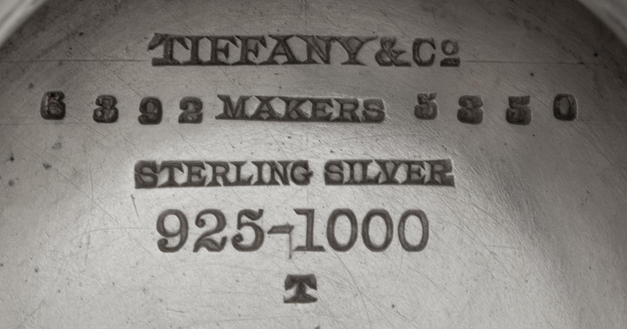 Two Tiffany and Co. Silver Table Articles