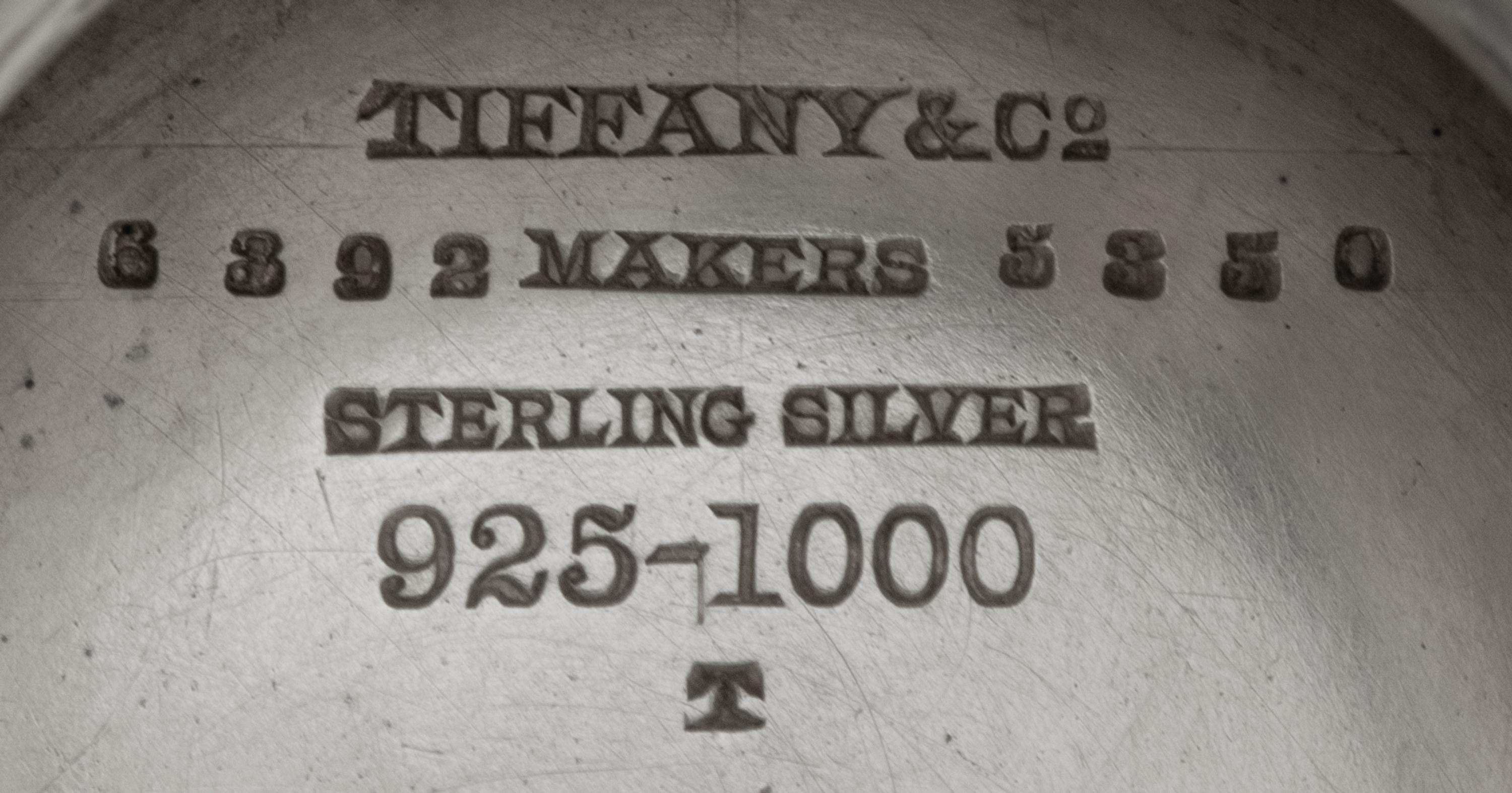 Two Tiffany and Co. Silver Table Articles
