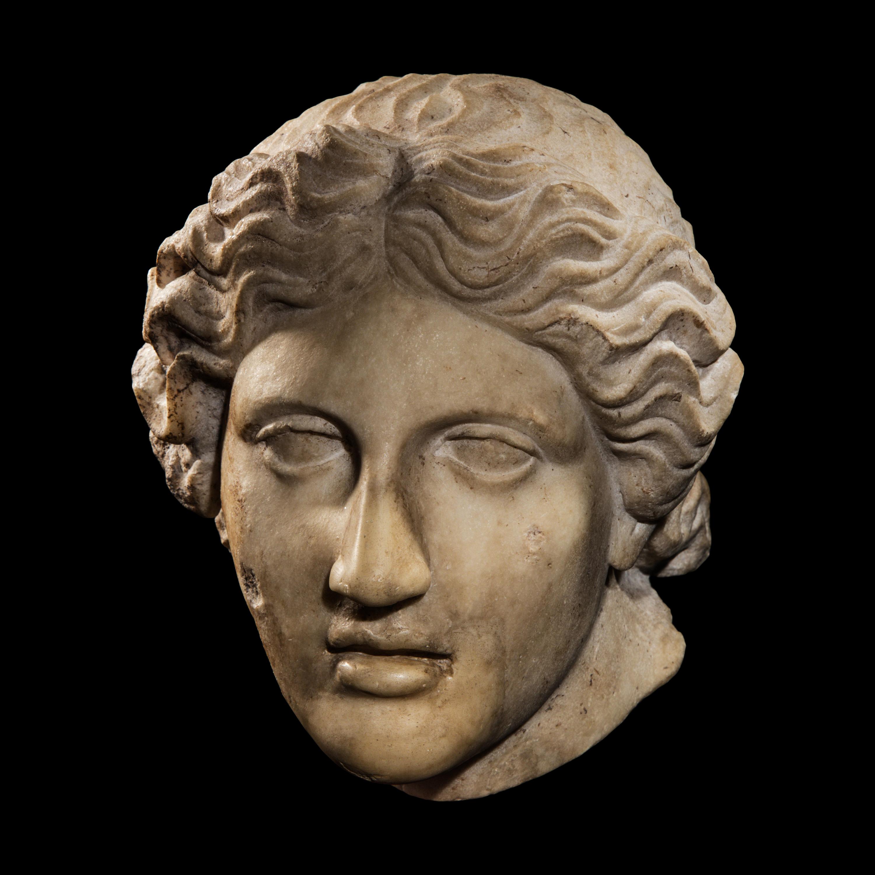 A Roman Marble Head of Venus