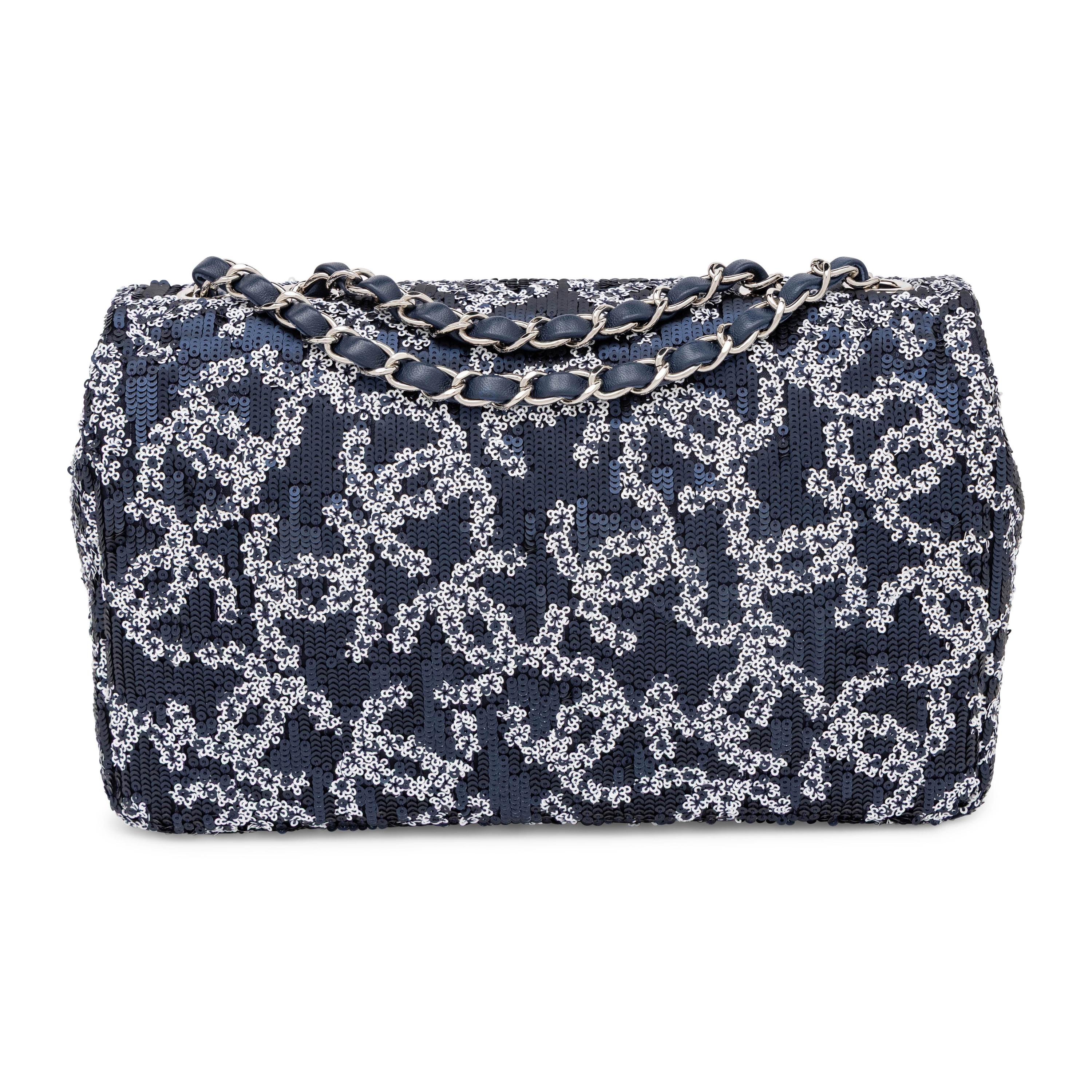 Chanel, CC-Sequined Medium Classic Flap