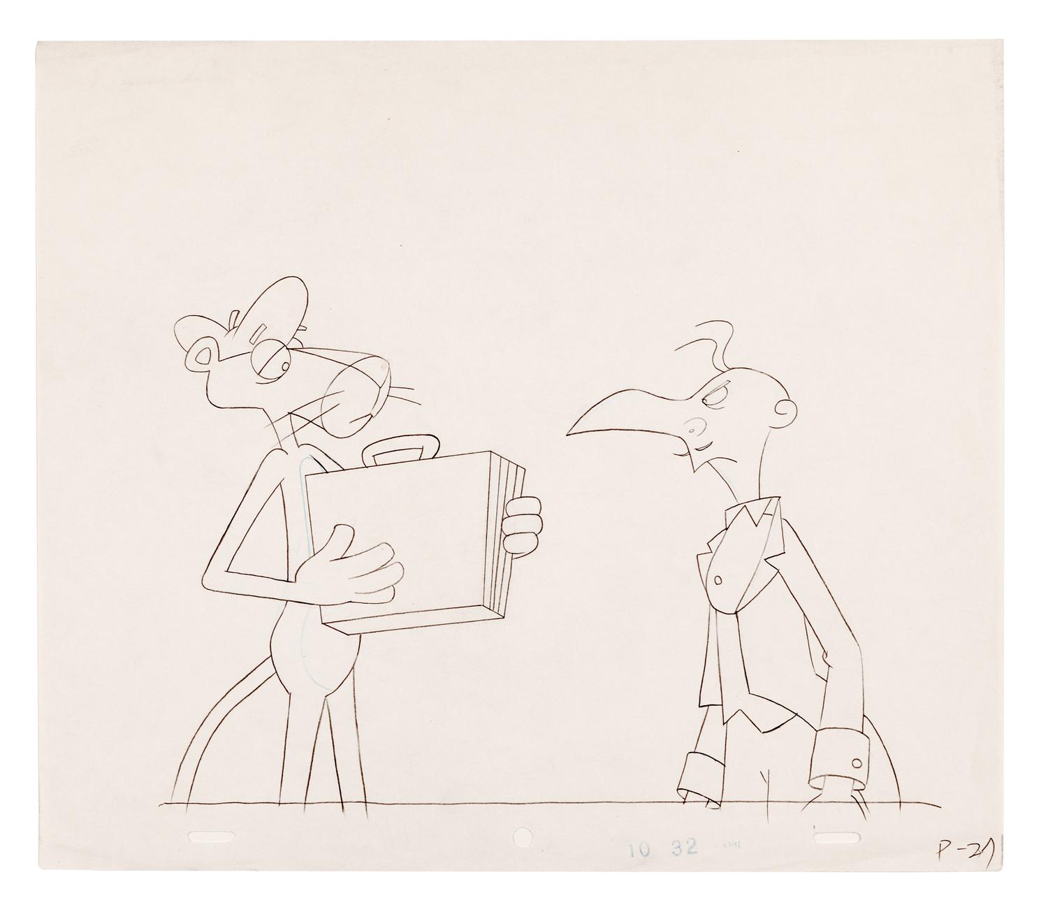 Pink Panther. Pink Panther with a Briefcase, ca 1990s.