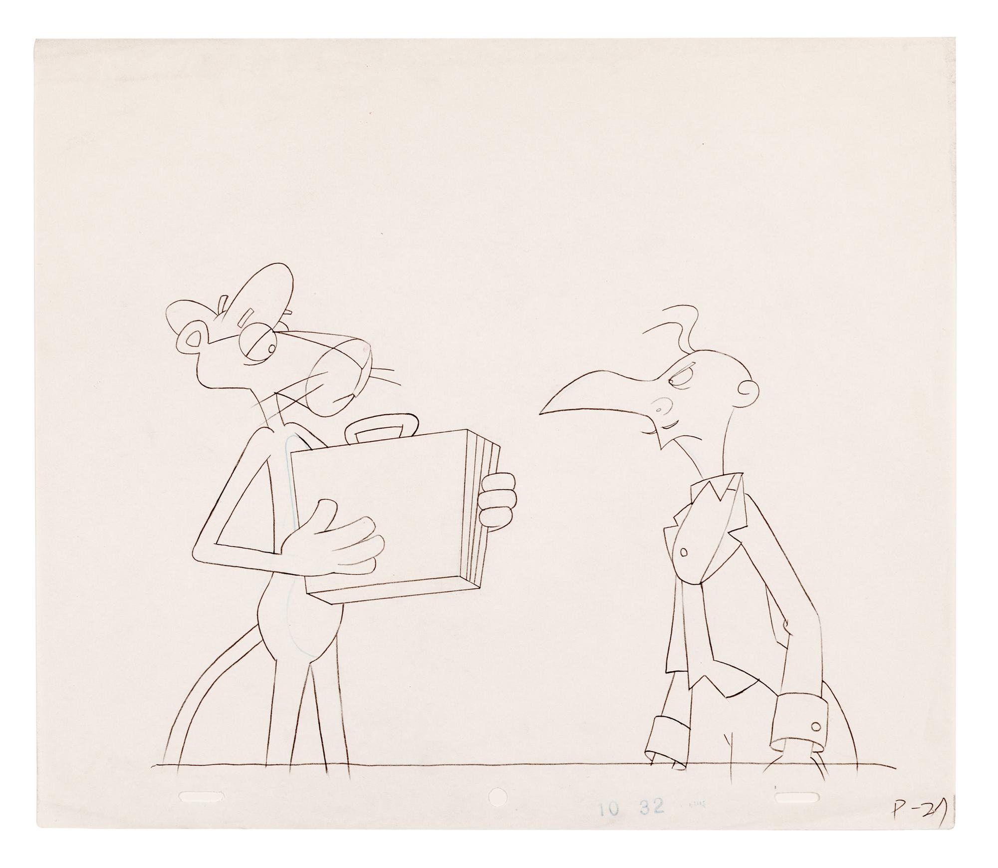 Pink Panther. Pink Panther with a Briefcase, ca 1990s.