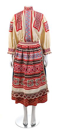 European Folk Dress Ensemble, 1930-60s