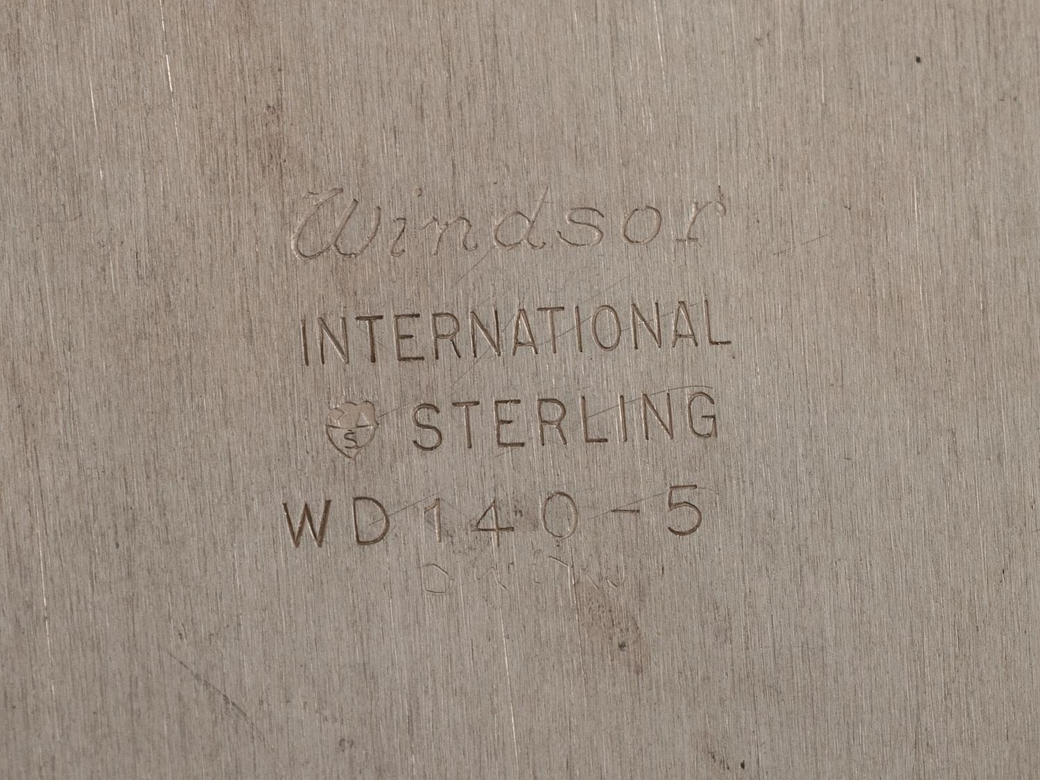 Four American Silver Trays