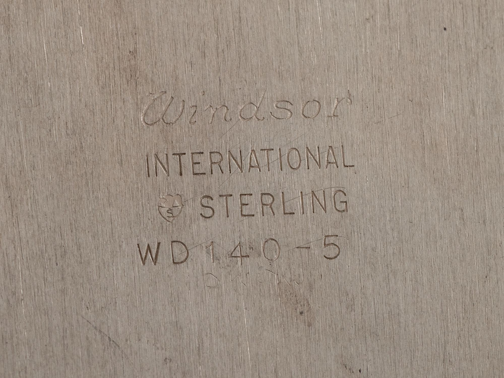 Four American Silver Trays