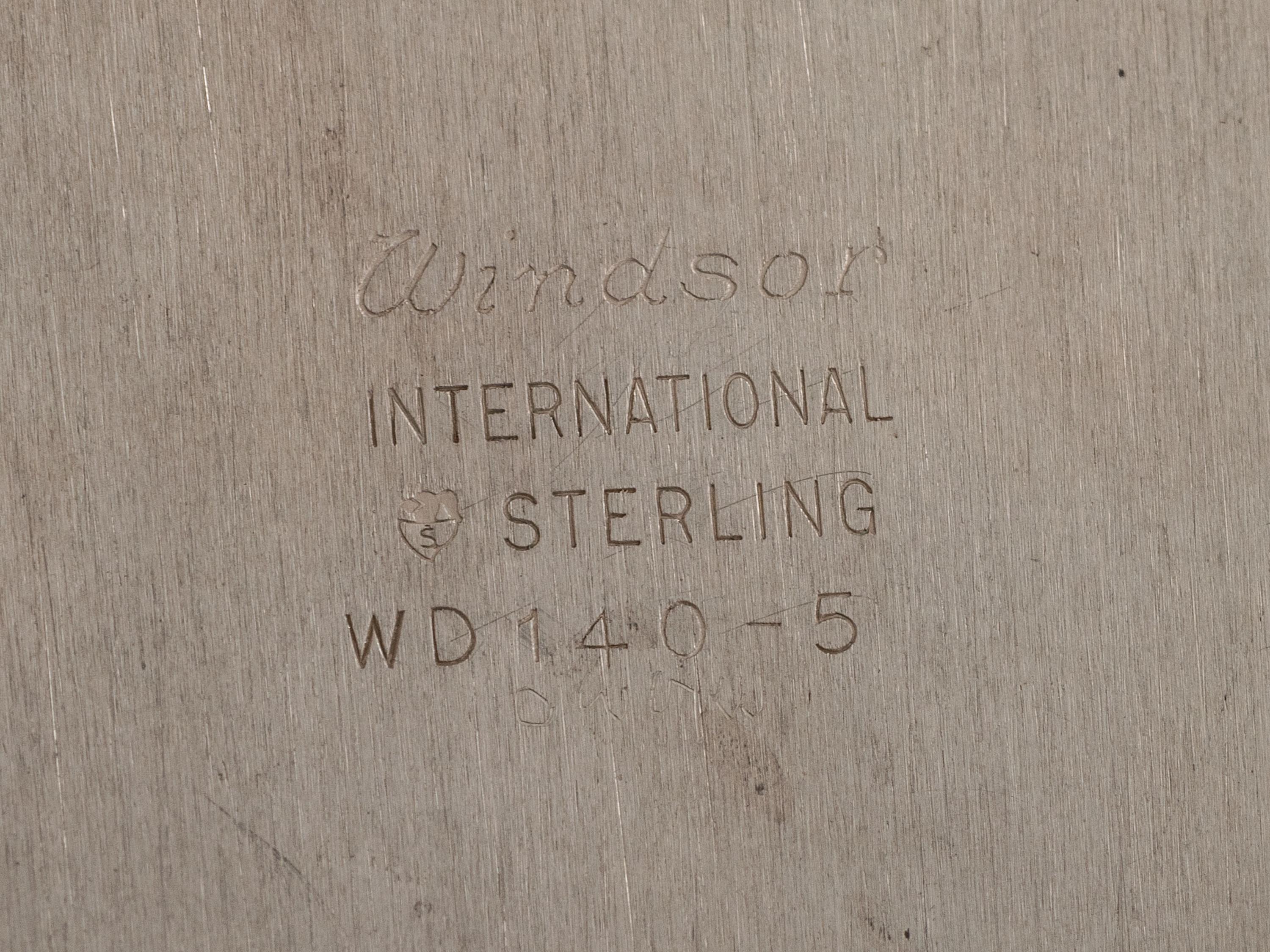 Four American Silver Trays