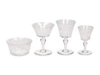 A Baccarat Glass Table Service