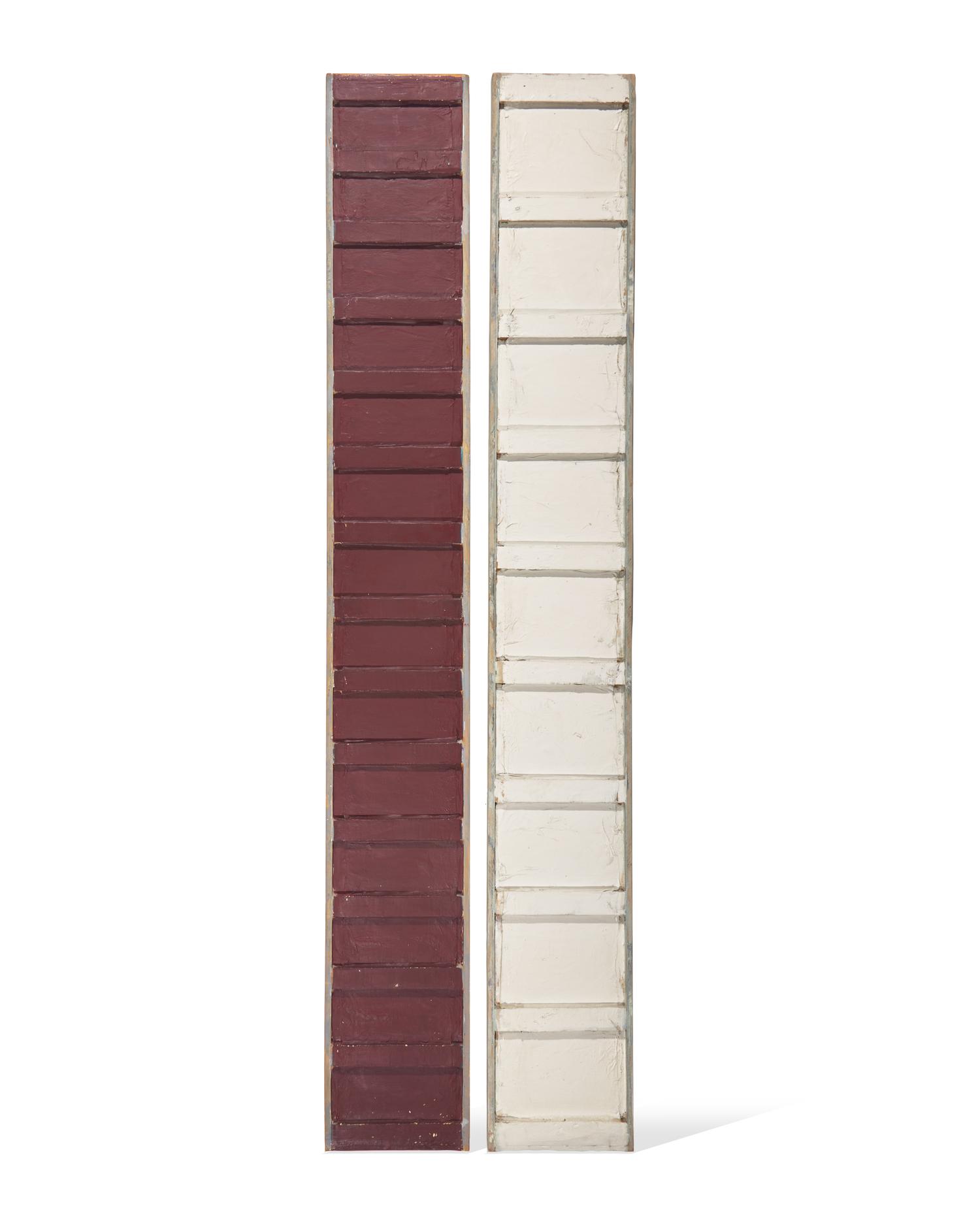 Plank (#3) and Plank (#7), a pair, circa 1970s