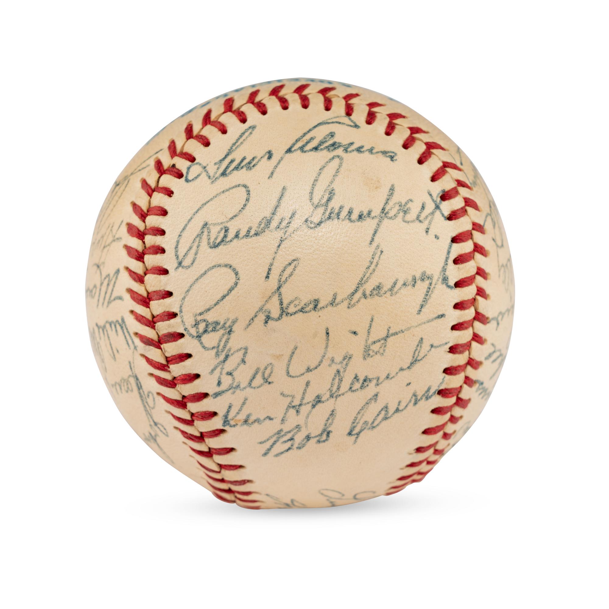 A 1950 Chicago White Sox Team Signed Autograph Baseball