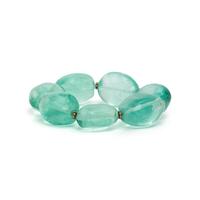 FLUORITE BEAD BRACELET