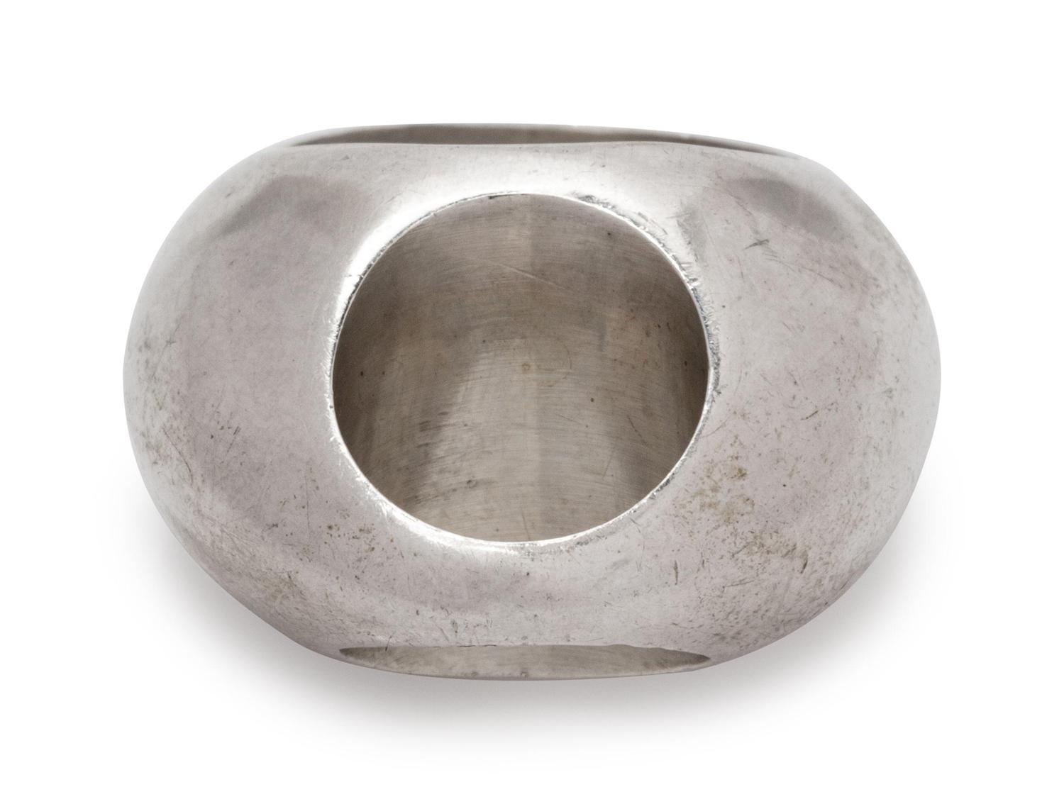 A Modernist Sterling Silver Ring, Arne Johansen,