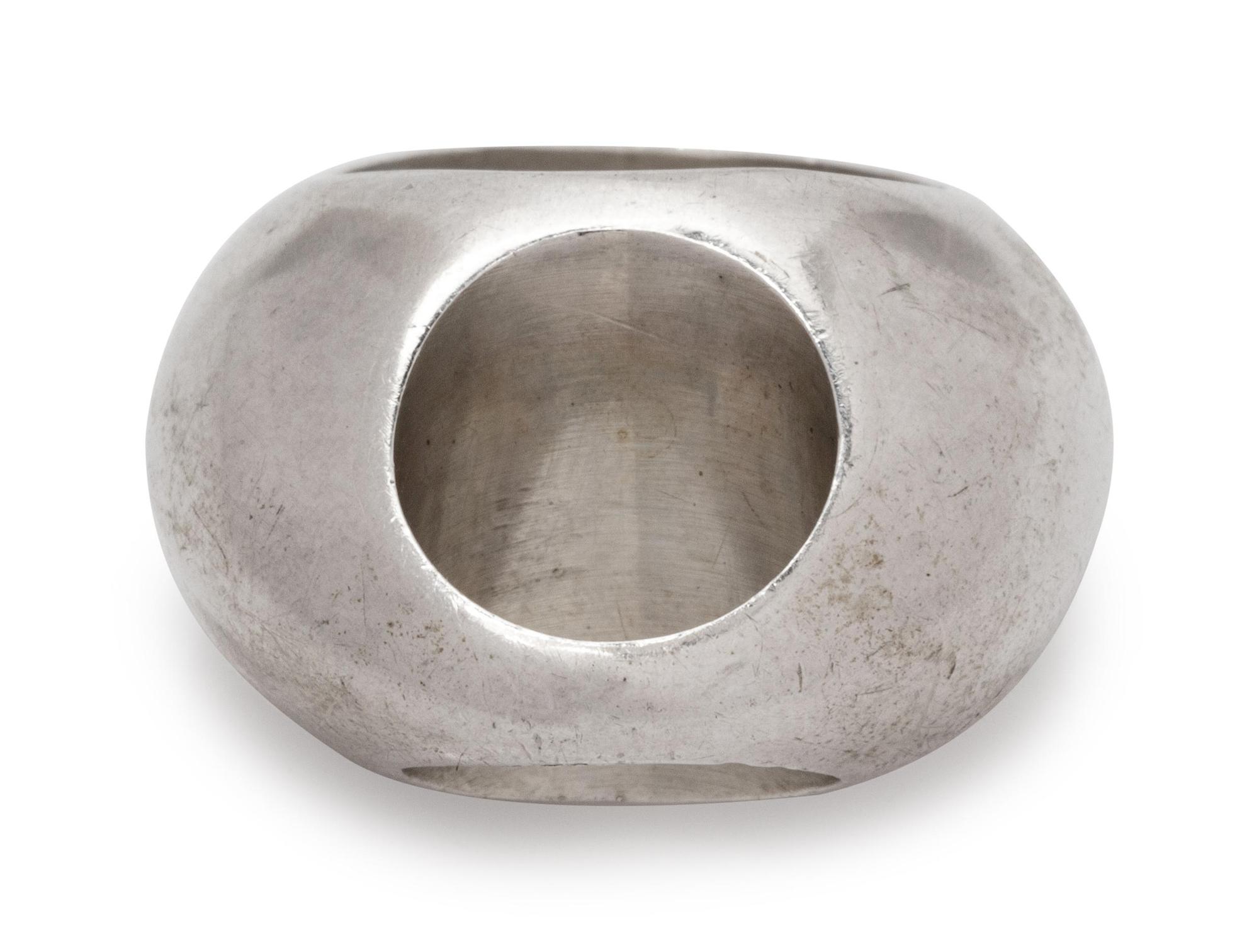 A Modernist Sterling Silver Ring, Arne Johansen,