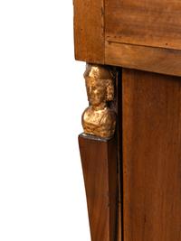 A Pair of Italian Walnut and Parcel Gilt Commodini