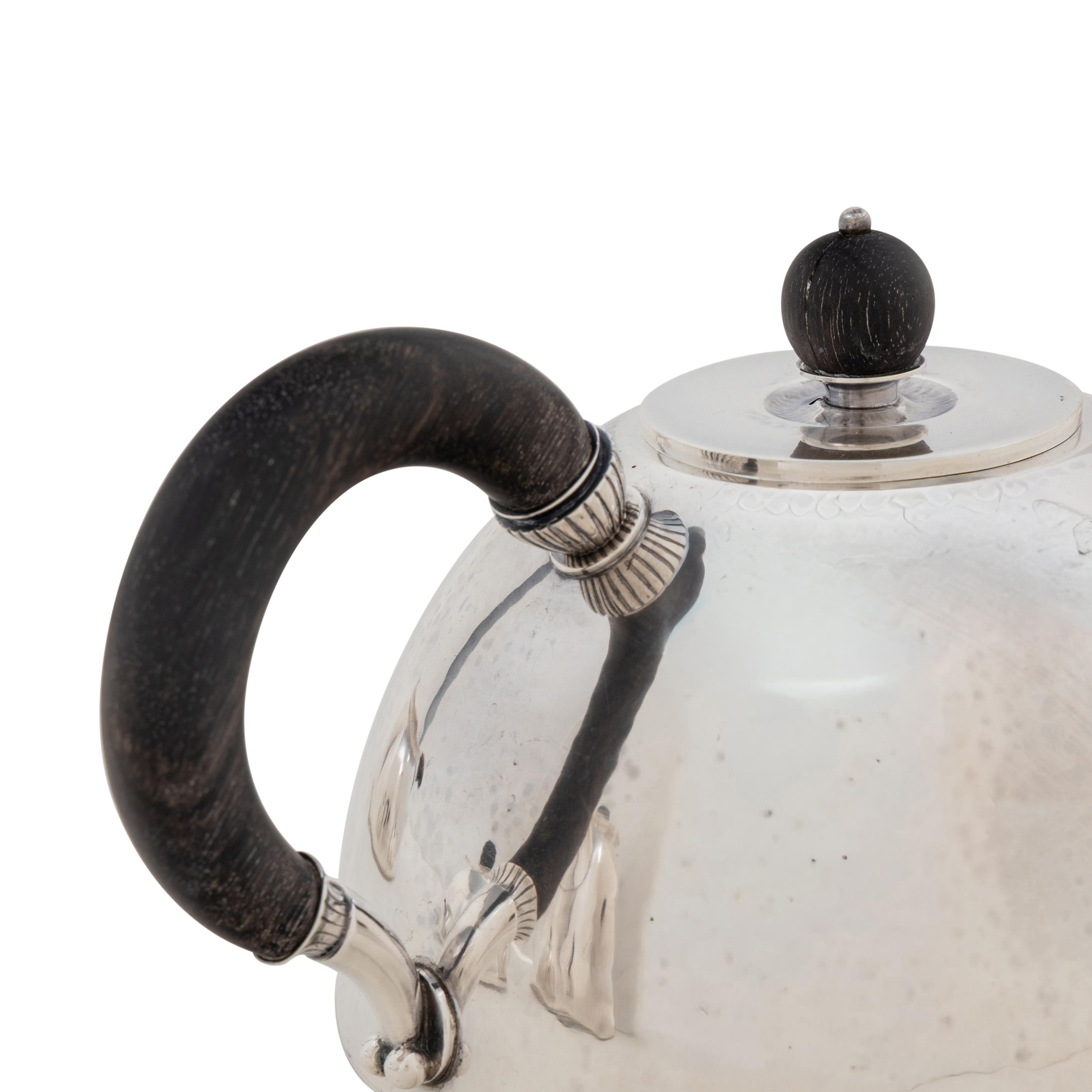 A Georg Jensen Four-Piece Silver Tea and Coffee Service