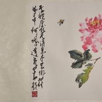 He Fenglian (Painting) and Zhao Shaoang (Calligraphy) 何鳳蓮畫，趙少昂題